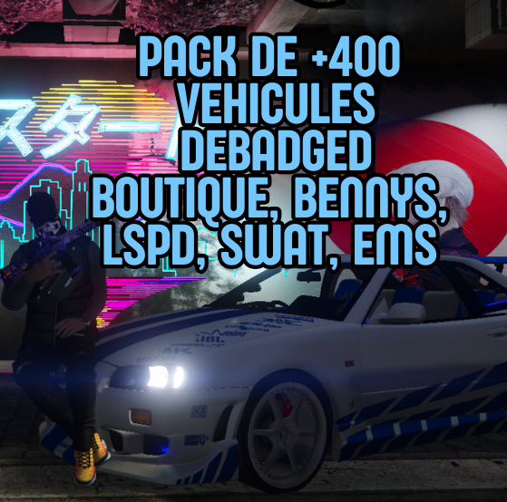 Méga Pack Véhicules Débadgés